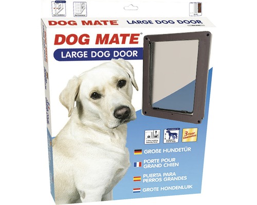 Hundeklappe Dog Mate Gr. L 441x366 mm braun-0