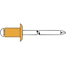 Blindnietstift mit Dorn