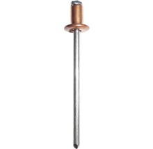 Blindniet aus Metall mit Domkopf