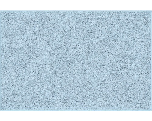 Badteppich Grund Marla 60 x 90 cm azurblau hellgrau