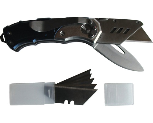 Cuttermesser mit Klingen und Klingenkassette