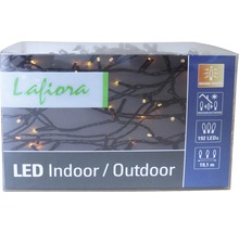 Lafiora LED Lichterkette für Innen- und Außenbereich, 192 LEDs, 19,1 Meter