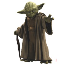 Yoda Figur mit Stab und Robe