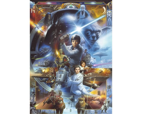 Fototapete Papier 4-441 Disney Edition 4 Star Wars Luke Skywalker 4-tlg. 184 x 254 cm-0