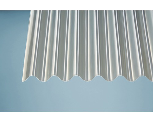 Transparente Wellplatte für Dächer und Wände