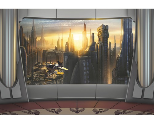 Fototapete Papier 8-483 Disney Edition 4 Star Wars Courscant View 8-tlg. 368 x 254 cm