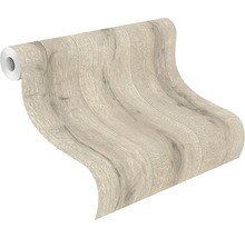 Tapetenrolle mit Holzoptik