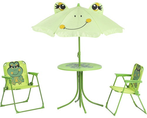 Kinder Gartenmöbelset Siena Garden Frosch Textil 2-Sitzer 4-teilig Kinder Gartenmöbelset Siena Garden Frosch Textil 2-Sitzer 4-teilig