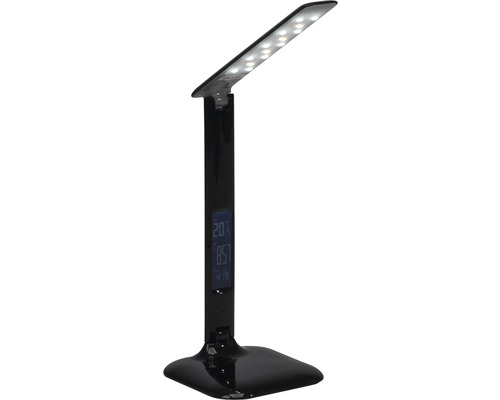 LED Schreibtischlampe mit digitaler Anzeige von Zeit und Temperatur