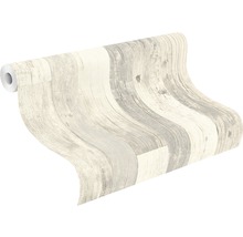 Vliestapete 941647 Factory 3 Holzpanele creme grau
