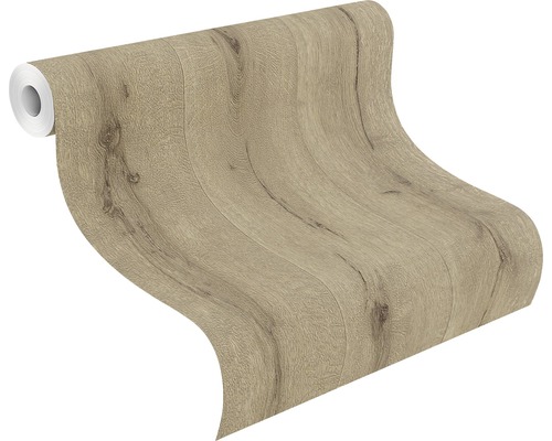 Tapetenrolle mit Holzoptik