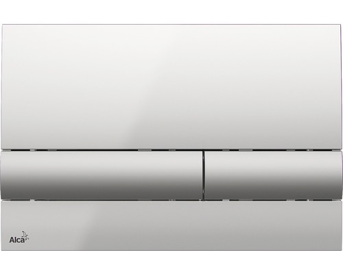 Betätigungsplatte Alca basic Platte chrom glänzend / Taster chrom matt M1713