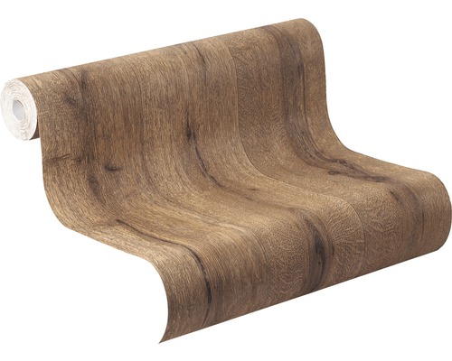Tapetenrolle mit Holzoptik
