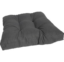 Loungekissen Baumwolle 60 x 60 cm anthrazit