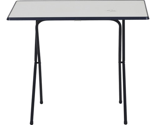 Klapptisch mit Metallgestell und Tischplatte