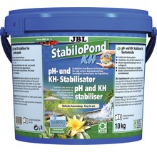 JBL StabiloPond KH zur Stabilisierung von pH-Wert und Karbonathärte für Gartenteiche in einem 10 Kilogramm Eimer