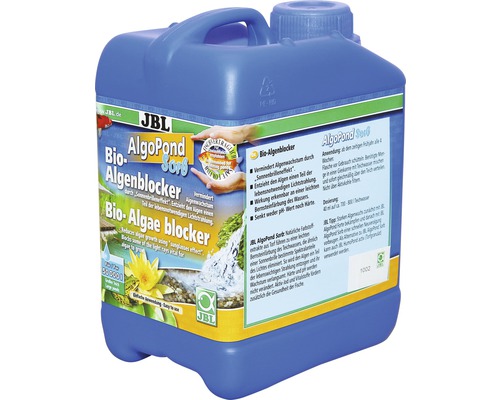Algenblocker JBL AlgoPond Sorb 2,5 l JBL AlgoPond Sorb Bio Algenblocker zur Reduzierung des Algenwachstums im Teich