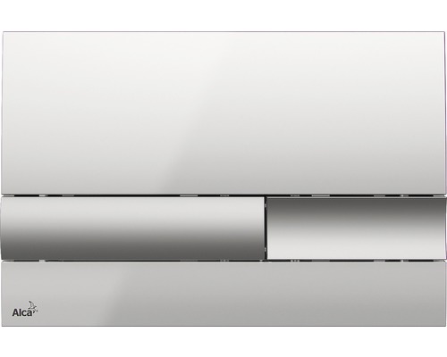 Betätigungsplatte Alca basic Platte chrom glänzend / Taster chrom matt M1743
