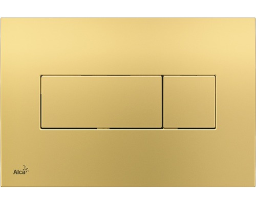 Betätigungsplatte Alca basic Platte gold glänzend / Taster gold glänzend M375