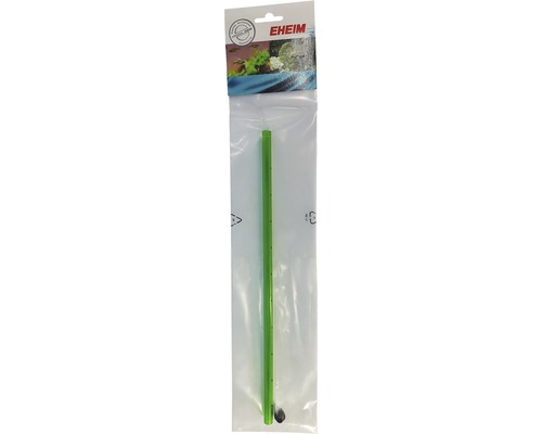EHEIM Logo, ein grüner Schlauch für Aquarien in einer Verpackung