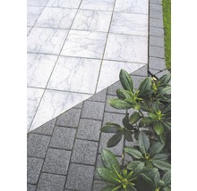 Beton Terrassenplatte iStone Brilliant weiss-schwarz 40 x 40 x 4 cm-thumb-0