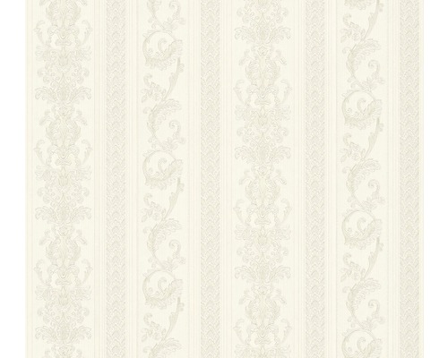 Vliestapete 33547-1 Hermitage 10 Streifen Stil pearl Tapete mit Streifen und floralen Mustern