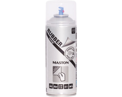 Sprühfolie Abziehlack Rubberrcomp. Klarlack matt 400 ml Mastons Rubbercomp Sprühlackdose