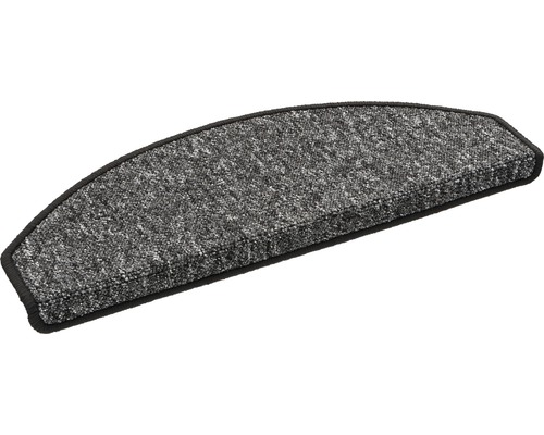 Graue Treppenstufe aus Textil