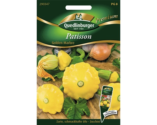Patisson Golden Marbre Quedlinburger Gemüsesamen