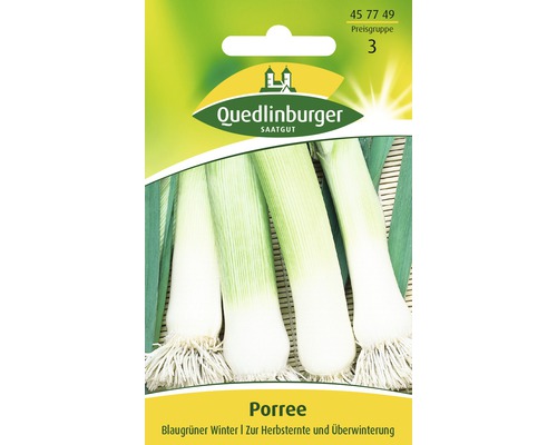 Porree Blaugrüner Winter Quedlinburger Gemüsesamen