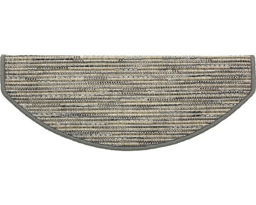 Treppenstufe aus Textil mit meliertem Muster