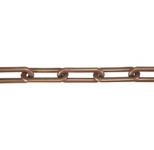 Kunststoffkette Pösamo Ø 10 mm kupferfarben Meterware
