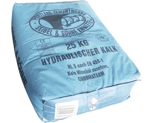 Sack hydraulischer Kalk, 25 kg