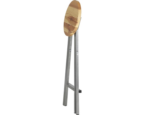 Barhocker aus Holz und Metall