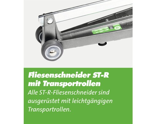 Fliesenschneider ST-R mit Transportrollen