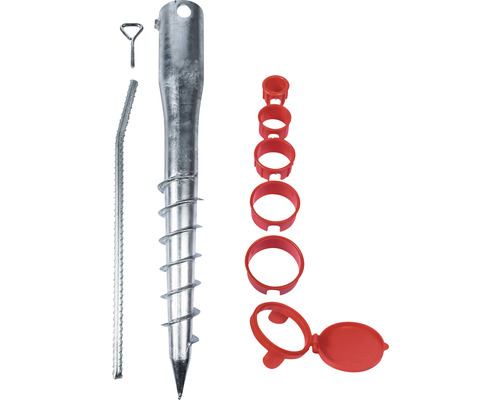 Einschraubbodenhülse 570 mm feuerverzinkt Einschraubbodenhülse 570 mm feuerverzinkt