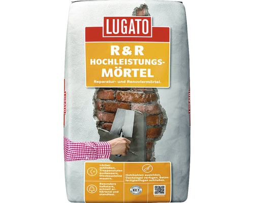 Lugato Reparaturmörtel R & R Hochleistungsmörtel 10 kg-0