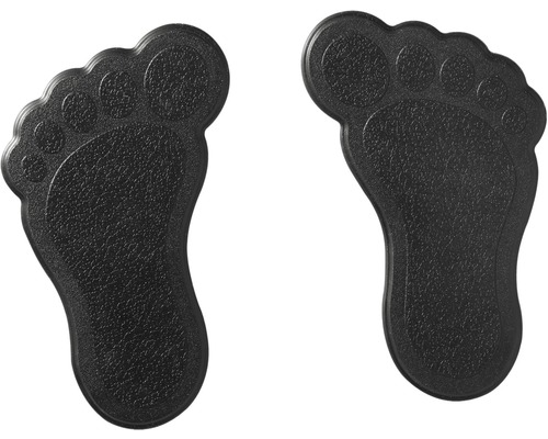 Mini Wanneneinlage RIDDER Füße 11 x 13 cm schwarz