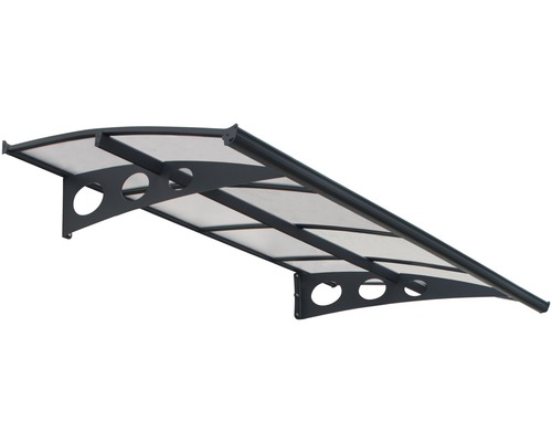 ARON Vordach Baldino 223,5x139 cm anthrazit Polycarbonat ARON Vordach Baldino 223,5x139 cm anthrazit Polycarbonat