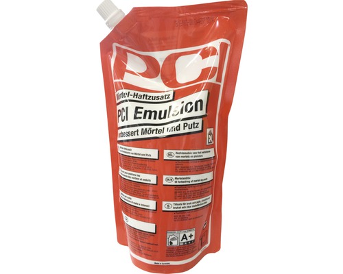 PCI Emulsion® Mörtel Haftzusatz zum Verbessern von Mörtel und Putz 1 kg
