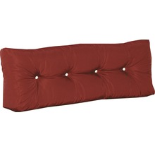 Palettenkissen für Rückenteil 120 x 40 cm konisch bordeaux