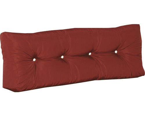 Palettenkissen für Rückenteil 120 x 40 cm konisch bordeaux