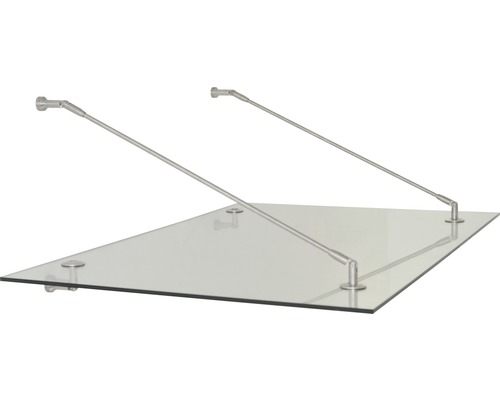 ARON Vordach Trasparo 150x90 cm VSG transparent ARON Vordach Trasparo 150x90 cm VSG transparent