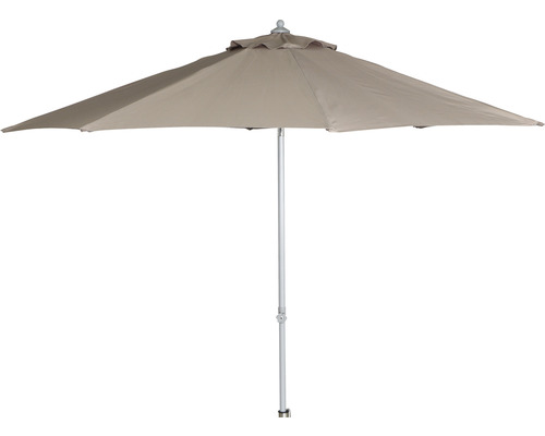 Quadratischer Gartenschirm mit hellem Gestell