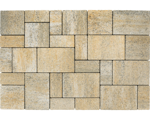 Verbundpflastersteine in verschiedenen Größen