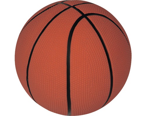 Hundespielzeug Karlie Latex Basketball gefüllt inkl. Squeaker 13 cm Basketball aus Gummi