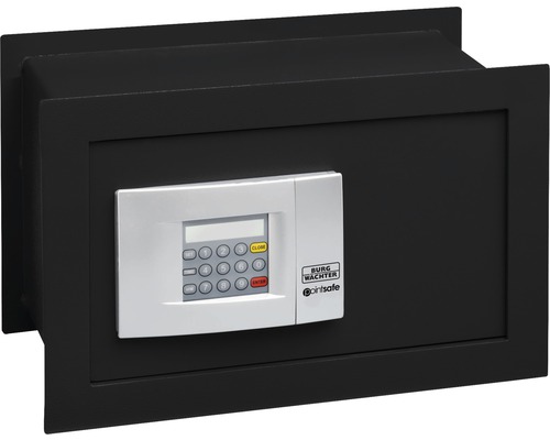 Einmauersafe mit Zahlencode und Burg Wächter Logo