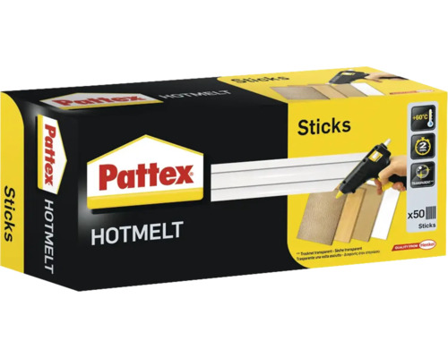 Pattex Hotmelt Heißklebesticks 50 Stück Pattex Hotmelt Heißklebesticks 50 Stück