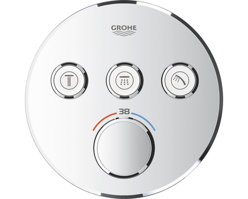 GROHE Duscharmatur mit Thermostat GROHTHERM SMARTCONTROL chrom 29121000