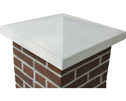 Zaunpfostenabdeckung aus Beton für Mauer